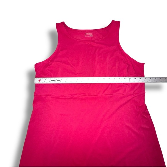 NWT EDDIE BAUER Aster Sleeveless Empire Waist Dress - Magenta XL - Picture 6 of 15